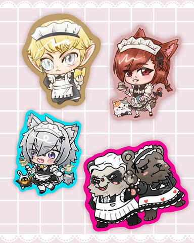 Final Fantasy XIV & Zenless Zone Zero Maids (Animaga Stamp Rallies)