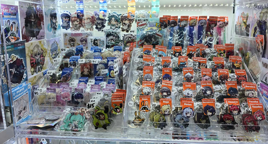 Isekai Gacha Sydney Store Artist Shelf Rental (click to view IG showcase video!)